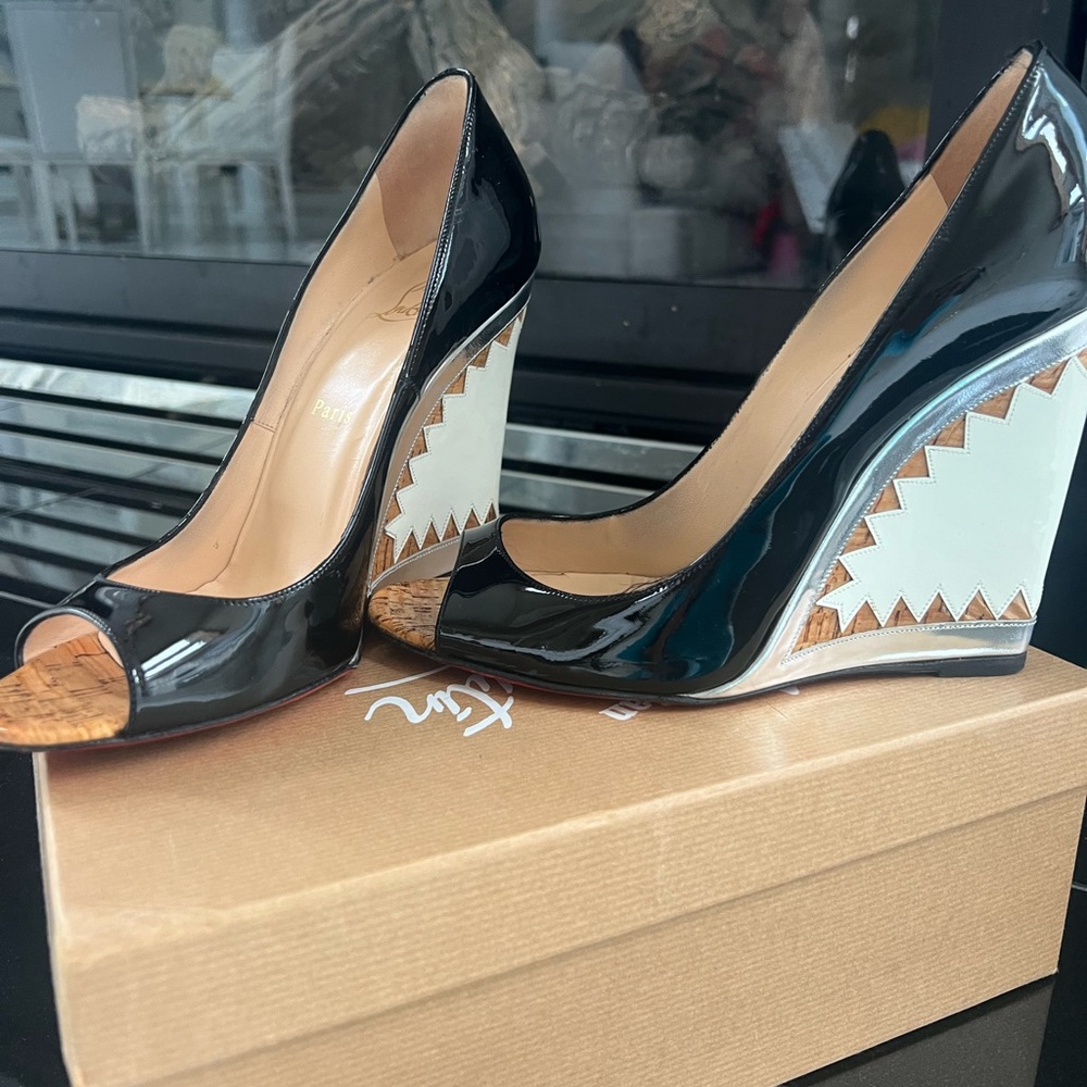 Christian Louboutin wedges 49.5